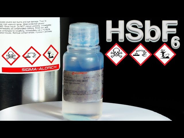 Axit fluoroantimonic HSbF6 